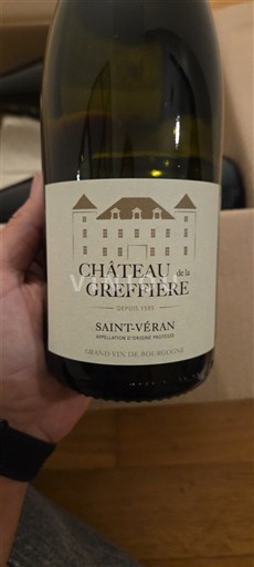 Burgundi Saint-Véran Château La Greffière 2024