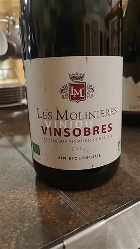Thung lũng Rhône Vinsobres Les Molinières 2022
