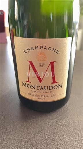 Šampanja Šampanjec Montaudon Réserve Première Neleten.