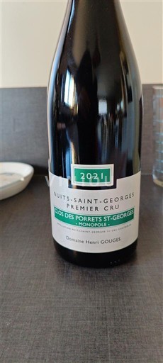 Burgundija Nuits-Saint-Georges Premier Cru Domaine Henri Gouges Clos des Porrets St-Georges Monopole 2021
