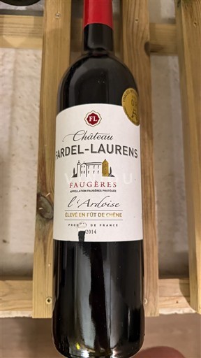Langvedok Faugères Château Gardel-Laurens L'Ardoise 2014