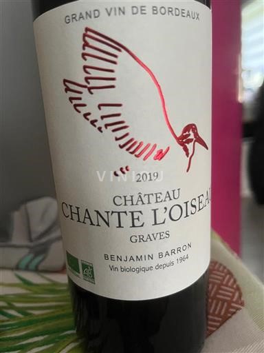 Бордо Ґрав. Château Chante l'Oiseau 2019