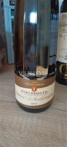 Alsace Määrittelemätön Grand Cru Cave Ingersheim Grand Cru Kaefferkopf 2019