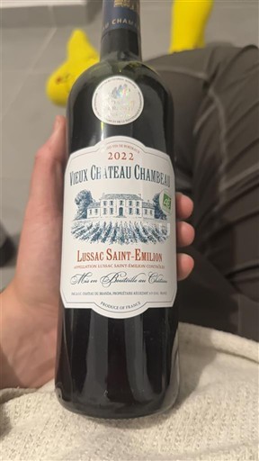 Bordeaux Lussac-saint-émilion Château Vieux Chambert 2022