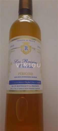 Aquitaine e Charentes Périgord Les Raisins Oubliés 2013