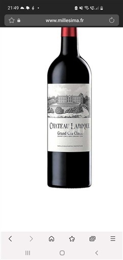 Bordeaux Saint-Émilion Grand Cru Classé Château Laroque 2020