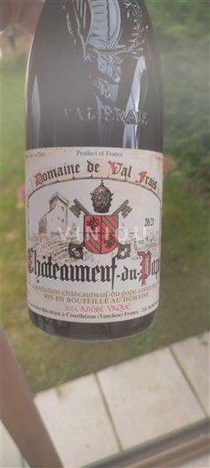 Rhônen laakso Châteauneuf-du-Pape Domaine Val Frays 2021