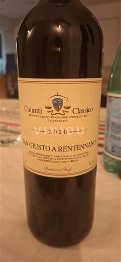 Tuscany Chianti Classico San Giusto a Rentennano 2020