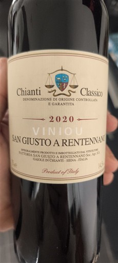 Toscana Chianti Classico San Giusto a Rentennano 2020