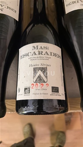 Valle del Ródano Côtes del Ródano Pueblos Mas des Escarades Hautes Sérines 2022