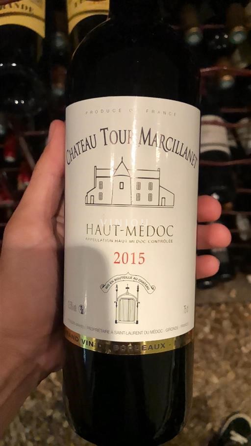 Bordeaux Haut-Médoc Château Tour Marcillanet 2015