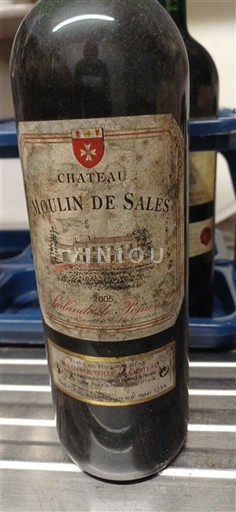 Bordeaux Lalande-de-Pomerol Château Moulin de Sales 2005