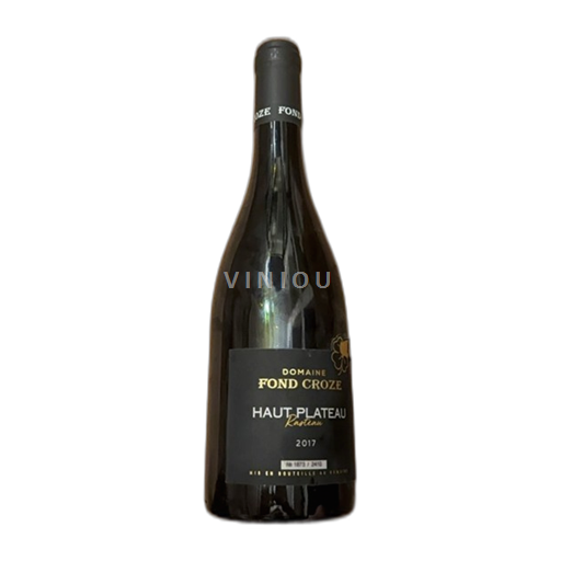 Rhônen laakso Rasteau Domaine Fond Croze Haut plateau 2017