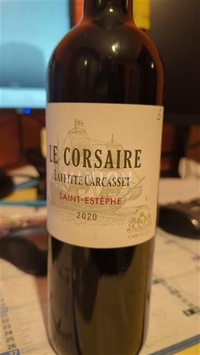 Bordeaux Saint-Estèphe Château Laffitte Carcasset Le Corsaire 2020