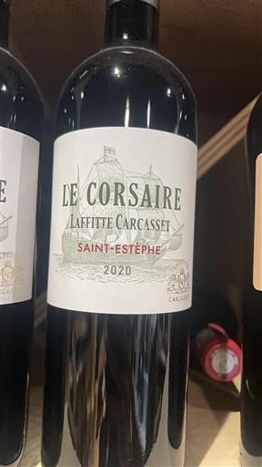 Bordeaux Saint-Estèphe Château Laffitte Carcasset Le Corsaire 2020