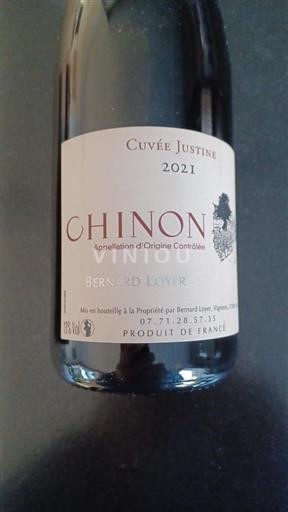 Thung lũng sông Loire Chinon Bernard Loyer Justine 2021