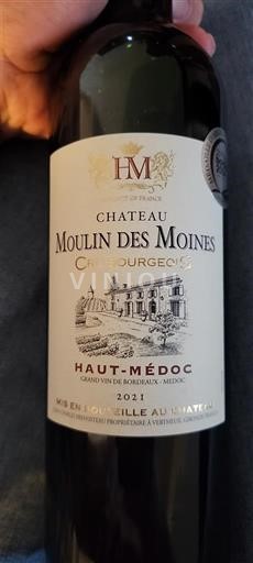 Bordeaux Haut-Médoc Château Moulin des Moines Cru Bourgeois 2021