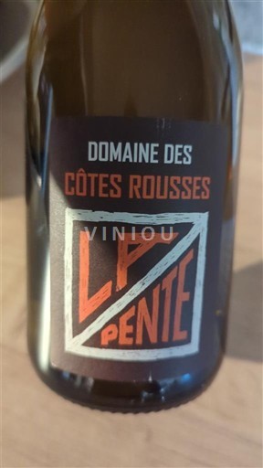 Savoie en Bugey Roussette de Savoie Domaine Des Côtes Rousses La Pente 2021
