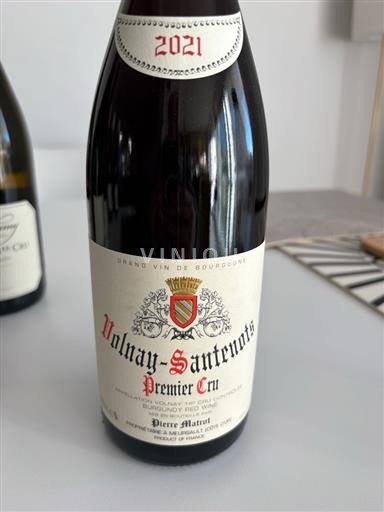 Burgundija Volnay Premier Cru Domaine Matrot Volnay-Santenots 2021
