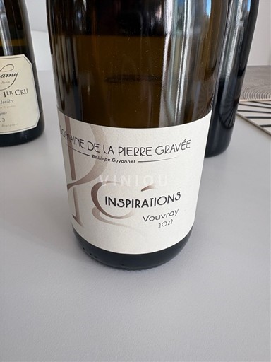 Vallée de la Loire Vouvray Domaine La Pierre Gravée Inspirations 2022