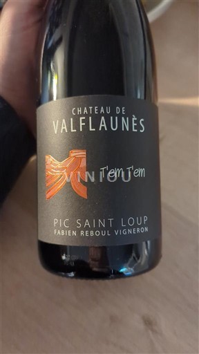 Langvedok Pic-saint-loup Château Valflaunès Tem Tem Neleten.