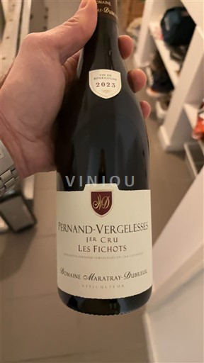 Borgonha Pernand-vergelesses Premier Cru Domaine Maratray-Dubreuil Les Fichots 2023