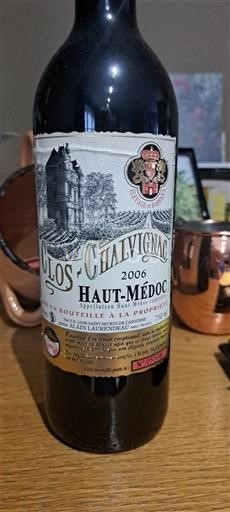 Bordeaux Haut-Médoc Clos Chauvignac 2006