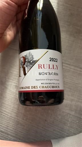 Burgundi Rully Domaine Des Chauchoux Montmorin 2022