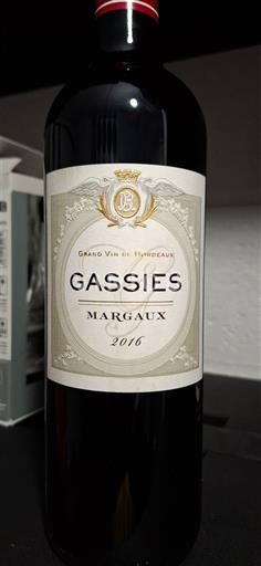 Bordeaux Margaux Gassie's 2016