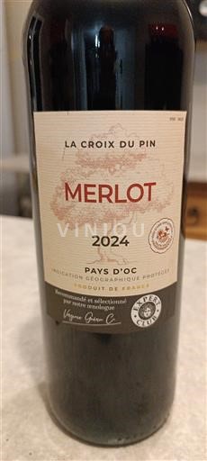 Languedoc-Roussillon Pays d'Oc La Croix du Pin Merlot 2024