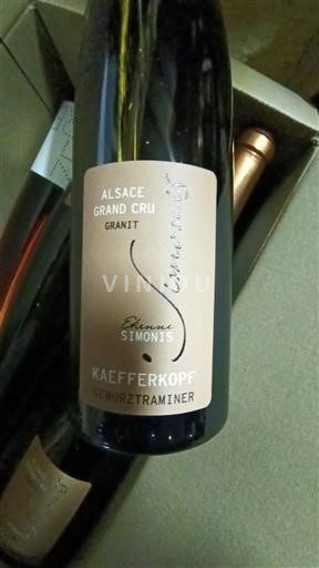Alsace Gewurztraminer Grand Cru Etienne Simonis Kaefferkopf 2023