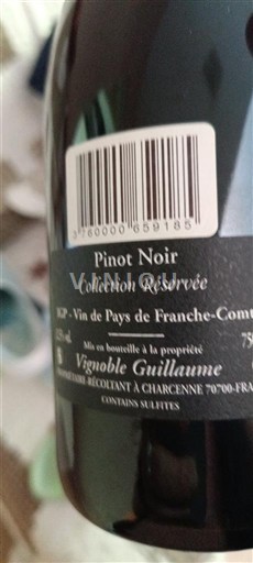 Jura Vignoble Guillaume Collection Réservée Non Millésimé