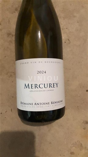 Bourgogne Mercurey Domaine Antoine Reniaume 2024