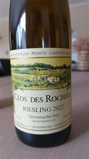Mosela Luxemburgués Mosela Luxemburgesa Grand Premier Cru Clos des Rochers Grevenmacher Fels 2022