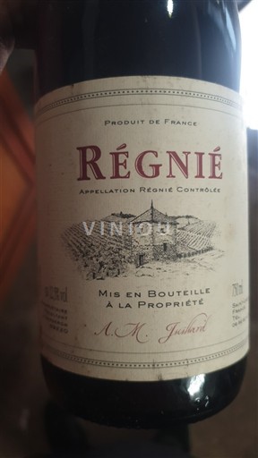 Beaujolais Régnié A. H. Joubert Sin añada