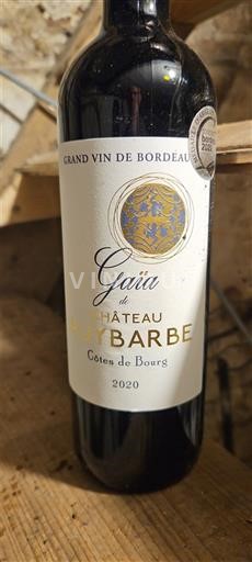 Burdeos Côtes-de-bourg Château Buy Barbe Gaïa 2020