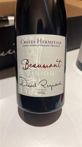 Rhône-dalen Crozes-Hermitage David Reynaud Beaumont 2024