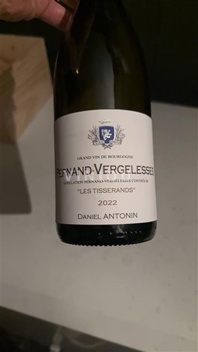 Bourgogne Pernand-vergelesses Daniel Antonin Les Tisserands 2022