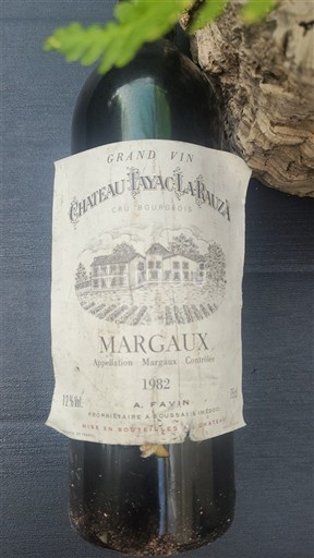 Bordeaux Margaux Château Tayac La Rauza 1982