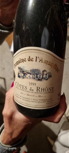 Thung lũng Rhône Côtes-du-rhône Domaine L'Amandine 1999
