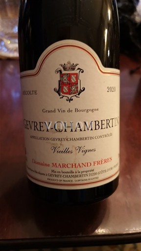 Bourgondië Gevrey-Chambertin Domaine Marchand Frères Vieilles Vignes 2020