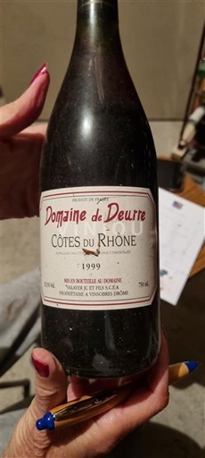 Rhônedalen Côtes du Rhône Domaine Deurre 1999