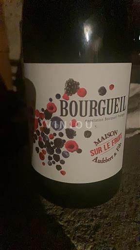 Údolí Loiry Bourgueil Audebert & Fils Maison Sur Le Fruit Neročník