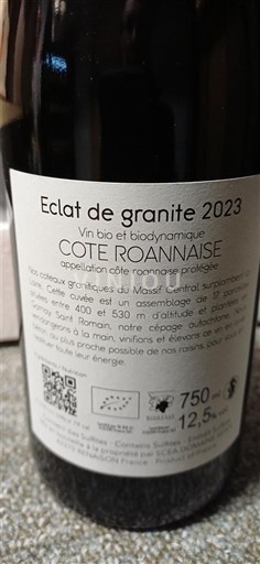Thung lũng sông Loire Côte-roannaise Eclat de granite 2023
