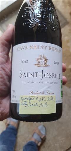 Rhônen laakso Saint-Joseph Cave Saint Ronan 2023