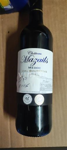 Bordeaux Médoc Cru Bourgeois Château Mazails 2021