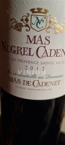 Provence Não especificado Mas de Cadenet Mas Negrel Cadenet 2012