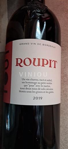Bordeaux Roupit 2019