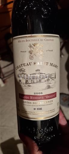 Provenza Côtes-de-Provence Château Saint Marc Grande Réserve 'Domini' 2006