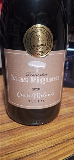 Zuidwest-Frankrijk Gaillac Domaine Mas Pignou Mélanie 2020